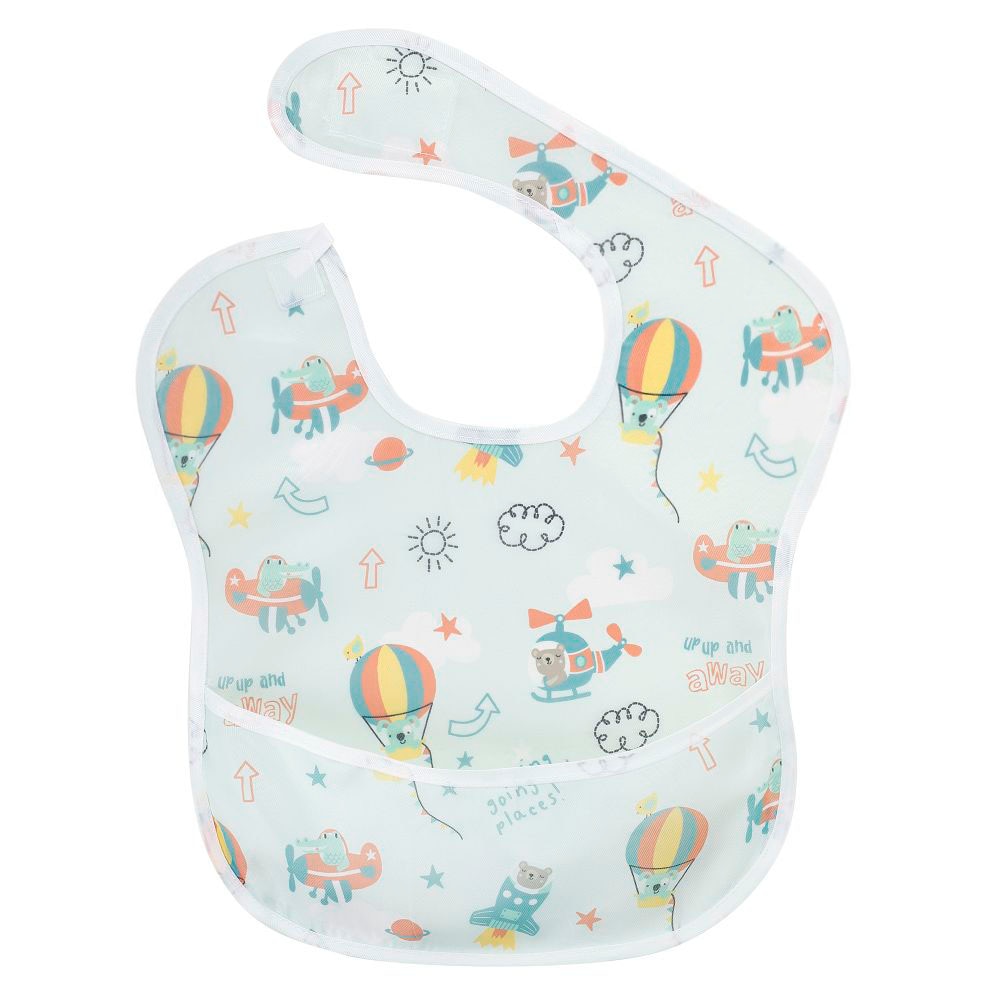 Waterproof Baby Bibs 100% Polyester TPU Coating Feeding Cloth Bibs Washable Jninth Baby Bibs With Food Catcher for Babies Towel